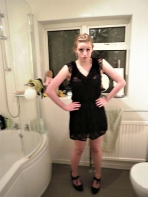 Daughter Amy - black dress