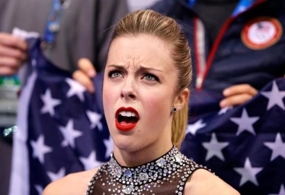 Cible olympique de sperme Ashley Wagner