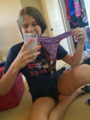 Young Teen Hailey Showing Off Her Sexy Little Panties