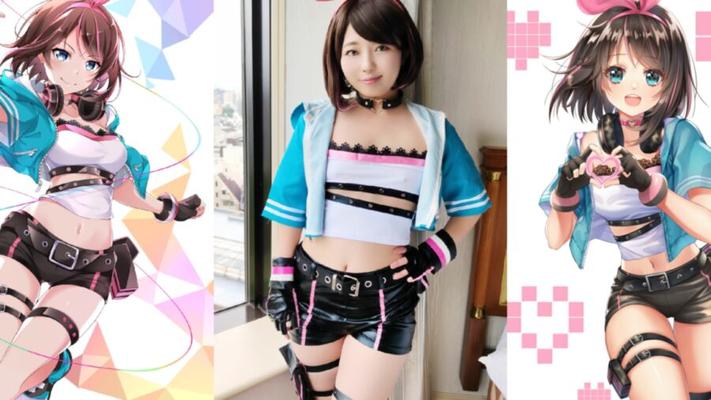 (Cosplay) Petite Japonesa Cutie Azato Satenko como Kizuna Ai