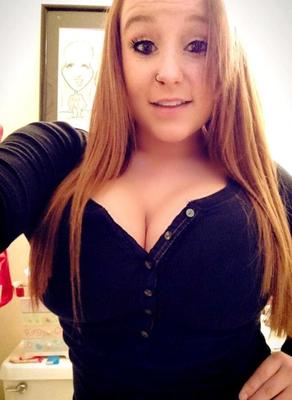 Short Cute Blonde With HUGE Tits