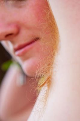 Armpits: hairy australian red head