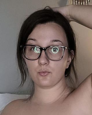 Courtney Rose Big Ass Beauty Brunette Girl with Glasses Mixed Ph