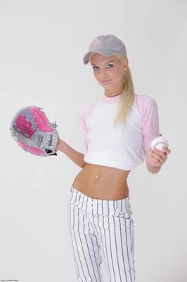 Francesca, joueuse de baseball parfaite