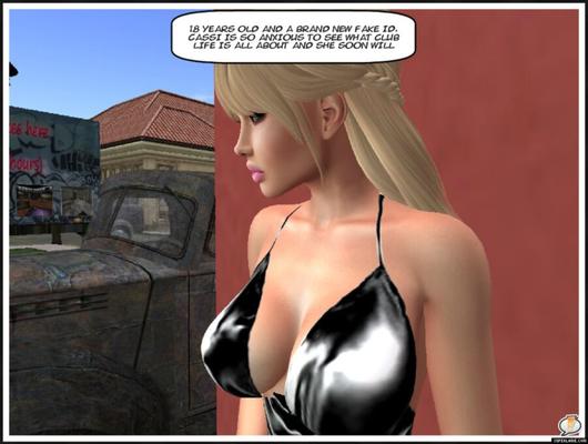 Студентка из Secondlife с поддельным удостоверением личности в Second Life