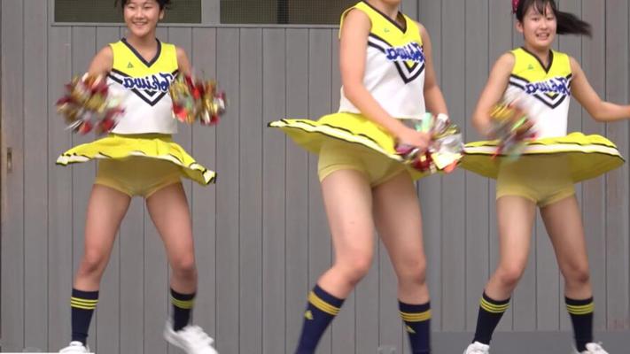 Tokiwa high school baseball cheerleaders