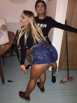 Teen Chav Slut Always Goes Home Covered in Cum