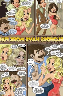 Little Lorna: Cartoon series Blondes have more fun