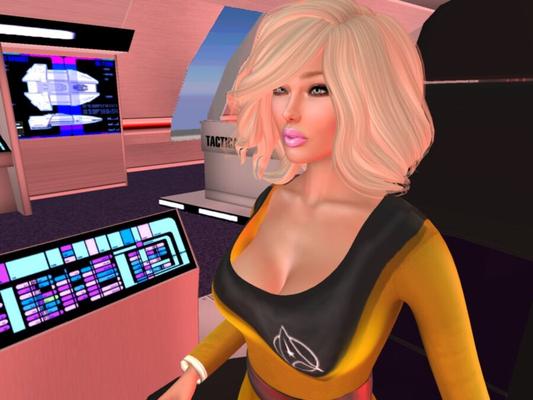 Comandante Cassi de Star Trek en Second Life