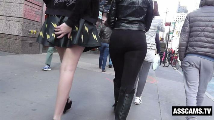 See through leggings and yoga pants asses