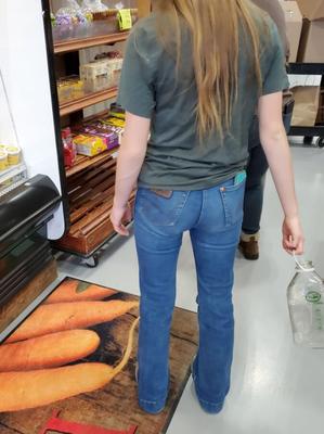 My sexy young teen coworkers at the market xo