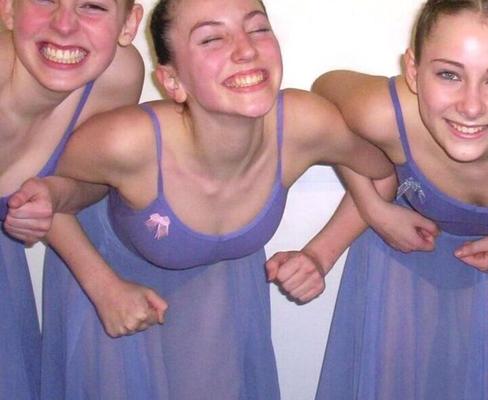 Amy, Zoe and Danielle:  ballet friends then and whores now