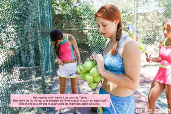 Un cours de Tennis très spécial (Geschichte über französische Länderspiele)