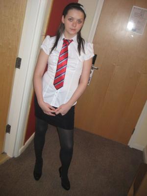 Me as a schoolgirl