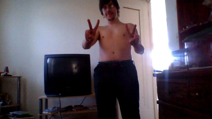 Me again with no shirt on XD