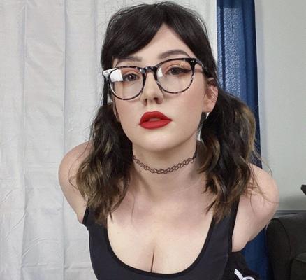 Avaclairexx Big Ass Beauty Brunette with Glasses Mixed Photos