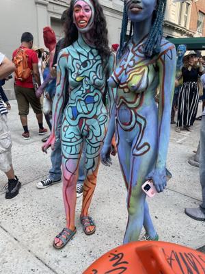 New York streets nude bodypainting Vol. V