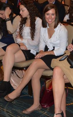 Pantyhose at the conference