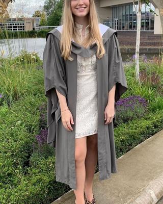 Abuse Daughter Roberta on Her Graduation Day