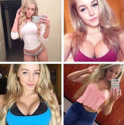 COURTNEY TAILOR Puta adolescente peitos SELFIE QUEEN