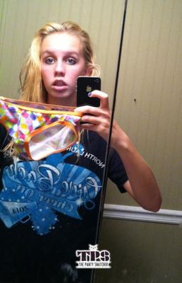 Teen Kaitlyn Showing Off Her Cute Little Undies