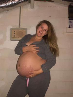 Pregnant bbw teen