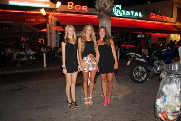 Hot Swedish teen Paulina with friends