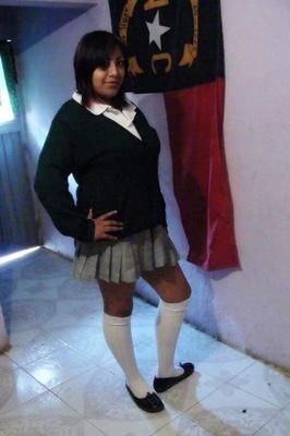 ❤ Flaunting in my school uniform ❤