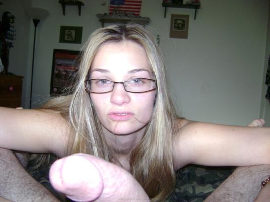 .... NERDY TEEN COCKSUCKER