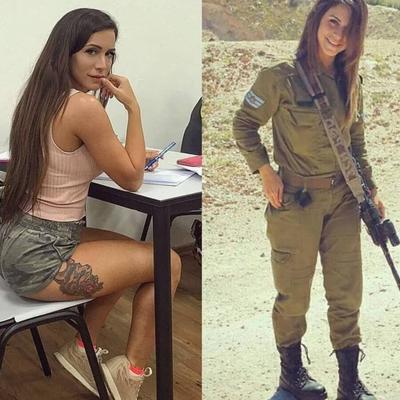 Lindos soldados das forças de defesa israelenses