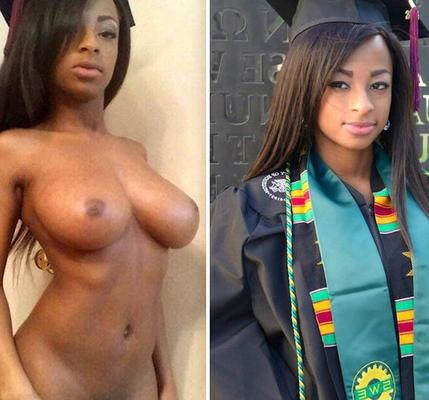 Clothed Unclothed Amateur Ebony Babes