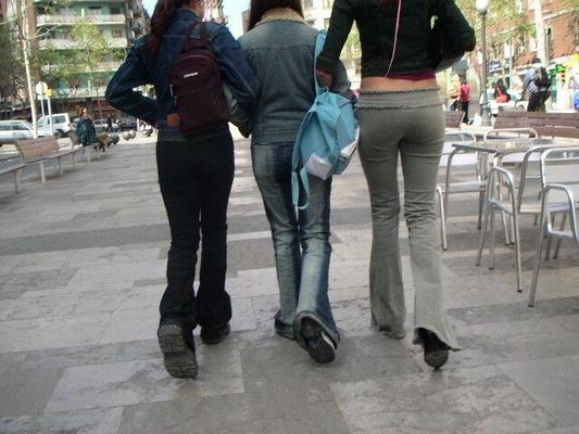 Chicas callejeras sinceras