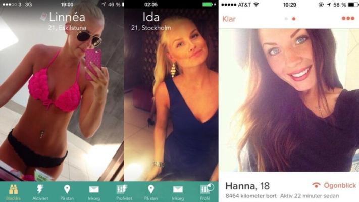 Schwedische Tinder-Girls