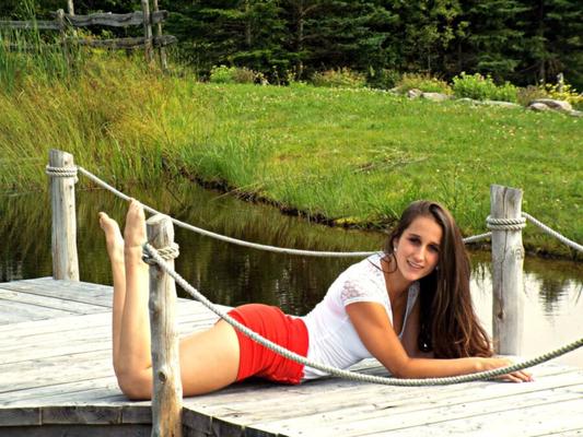 French canadian summer teens in shorts