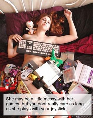 Sexy Gamer Girl Captions