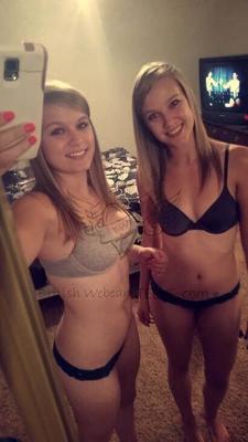 Kinky nude selfie sisters - sister and not sister strip