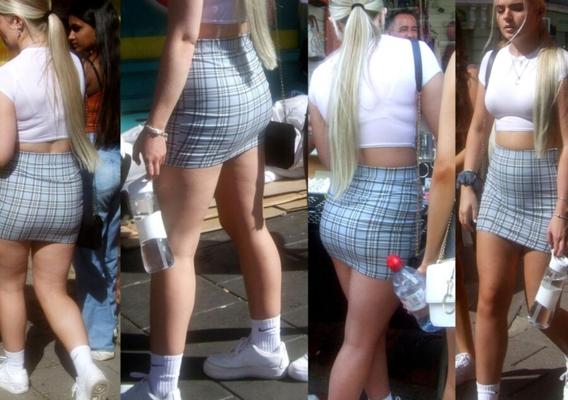 Best of Candids  - Leggings, Short Skirts, Tight Shorts, Teen