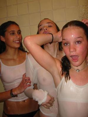 AMAZING YOUNG TEENS HAVING SHOWER TOGETHER