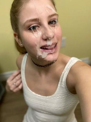 My Daughter looks Yummy with a Cum Glazed Face