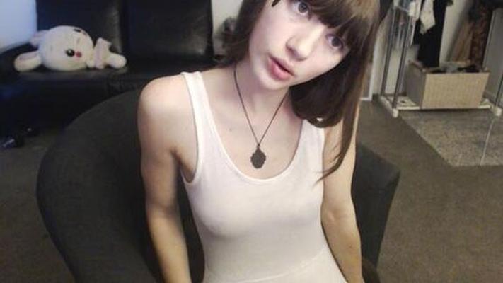 cute young amateur self-shot homemade tease