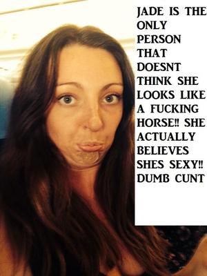 degrading captions on fuckpig chav jade