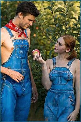 OVERALLS girls BODY PAINT in Overalls Dungarees