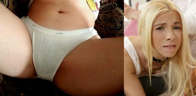 (Kenzie Reeves : culotte en coton de marque Basic Coed)