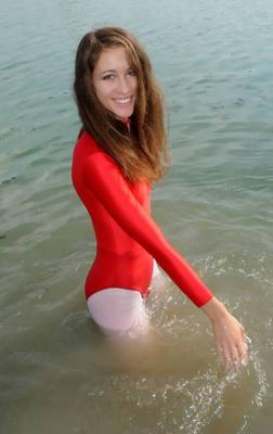 Red Leotard Teen