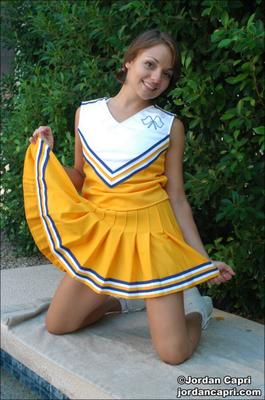 Jordan Capri Wet Cheerleader