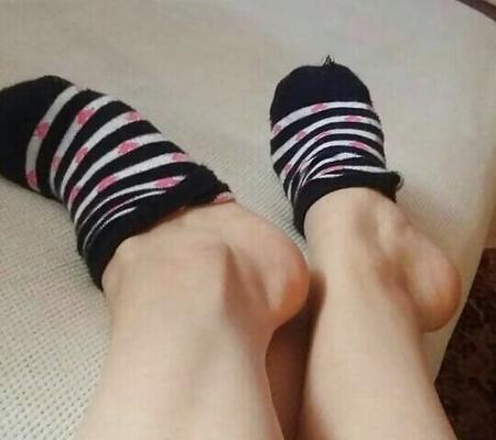 Sexy teen feet with socks!