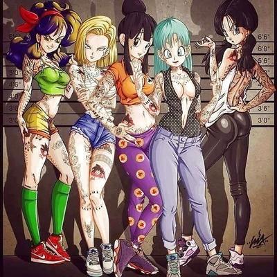 NIÑAS DE DRAGON BALL