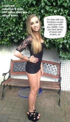 Chav Sluts Captions #5