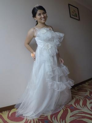 Yo en vestido de novia