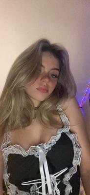 Sexy teen wears lingerie for me